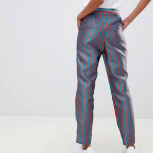 ASOS Striped Jacquard Pants and Blazer - size 2